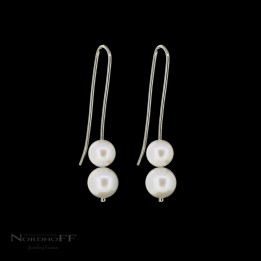 Pearl French Hook Earrings