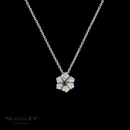 Alexandrite and Diamond Pendant