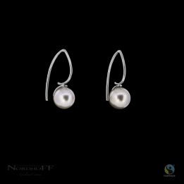 Abrolhos Island Pearl Earrings in Fairtrade Gold
