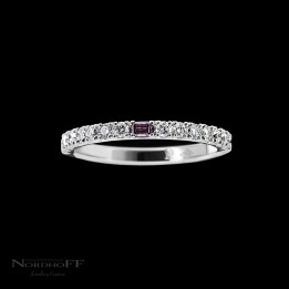 Argyle Pink And White Diamond Eternity Ring