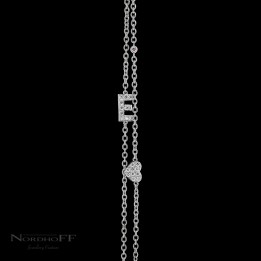 Pave Set Argyle Pink and White Diamond Bracelet