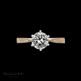 Solitaire Diamond Engagement Ring
